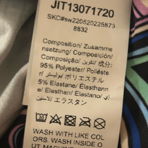 NWT SHEIN pull-on trippy flare pants sz XL - Picture 4 of 5